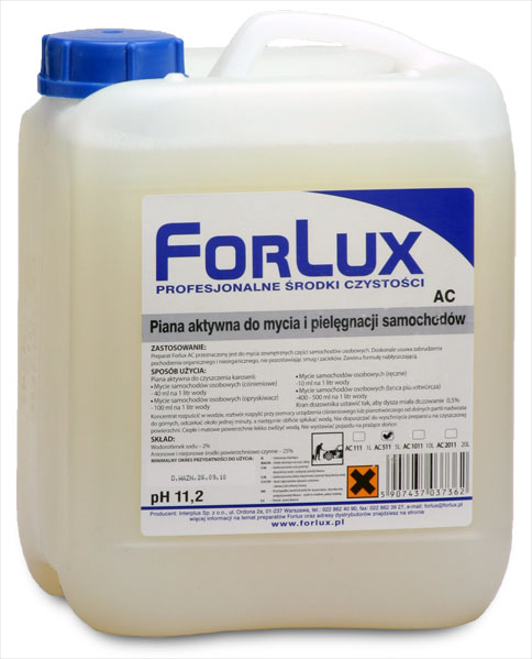 Piana aktywna do mycia i pielęgnacji samochodów - Forlux AC