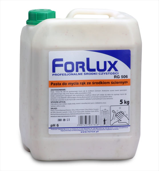 Pasta do mycia rąk ze środkiem ściernym - Forlux RG