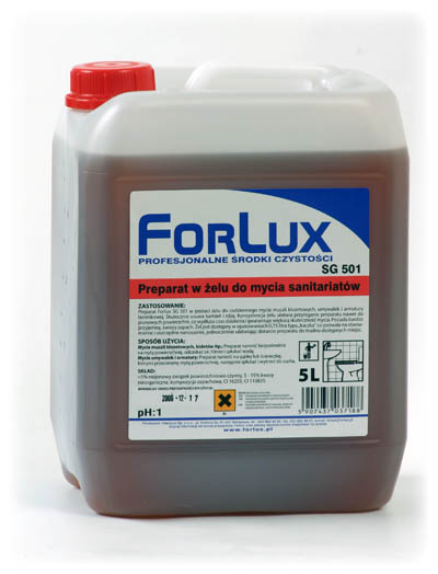 Preparat w żelu do mycia sanitariatów Forlux SG